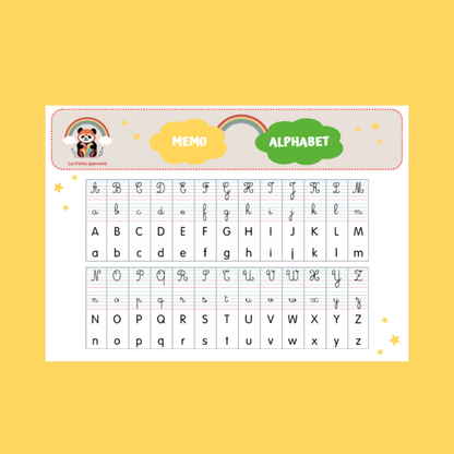 Mémo Alphabet 🔠📖
